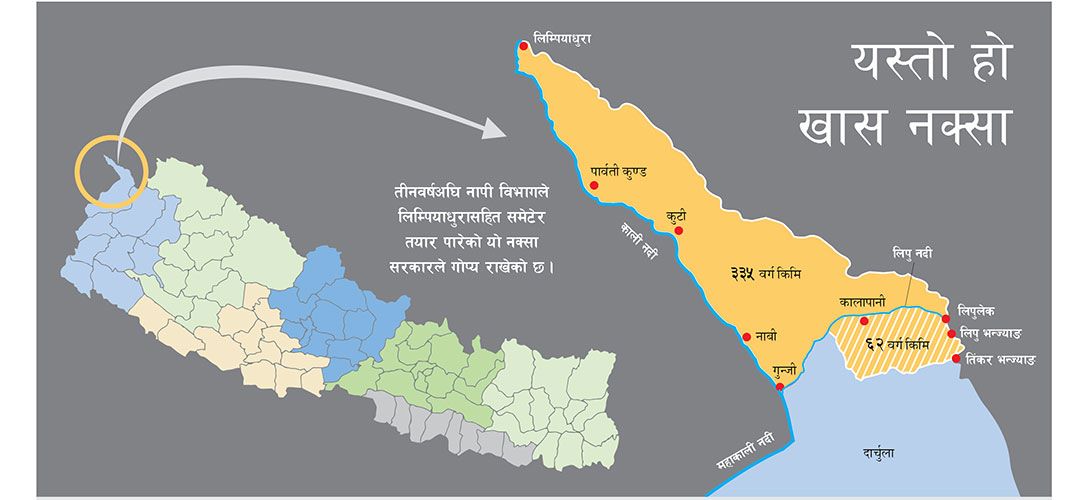 सीमासम्बन्धी नेपालको तथ्य प्रमाण बलियो